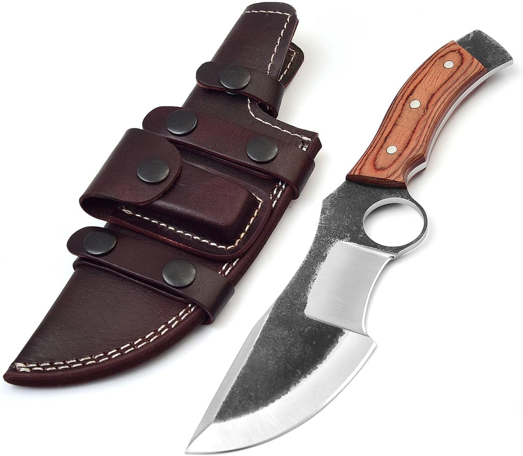 TR-2153 Custom Handmade high Carbon Steel Tracker Knife - Poshland