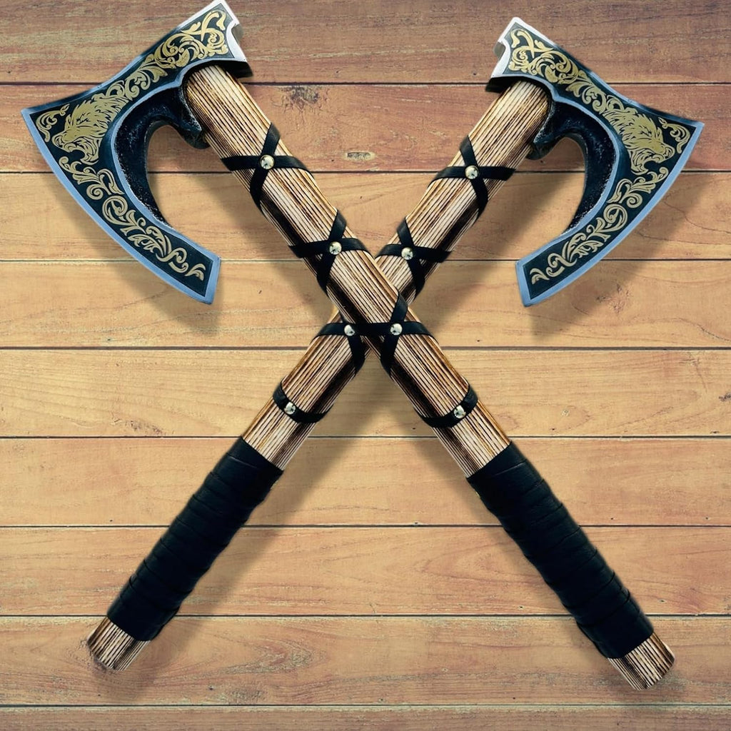 AX-7004 Custom Gift Forged Carbon Steel Viking Axe - Poshland